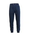 Galaxy By Harvic Men's Classic Fleece Jogger Sweatpants With Zipper Pockets In Navy