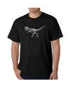 La Pop Art Men's Premium Word Art T-shirt In Black