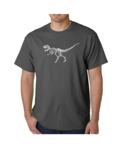 La Pop Art Men's Word Art T-shirt In Gray