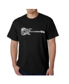 La Pop Art Men's Word Art T-shirt In Black
