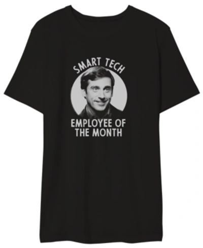 Hybrid Employee Of The Month Men's Smart Tech Graphic Tshirt In Navy