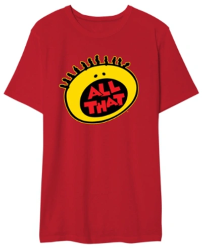 Hybrid Nickelodeon Men's All That Graphic Tshirt In Red