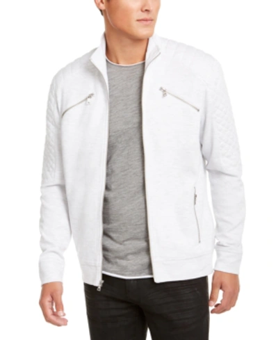 Inc International Concepts Inc Men's Lets Start Track Jacket, Created For Macy's In Whispy Grey Htr