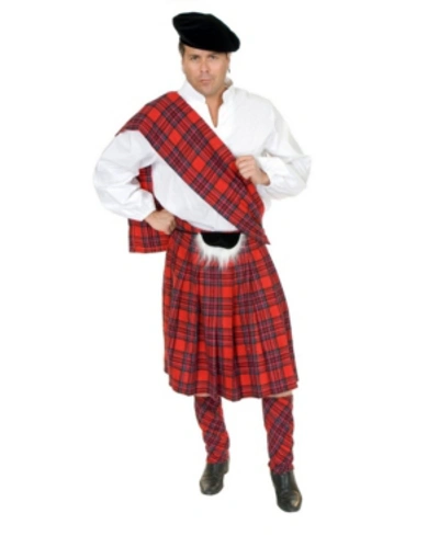 Buyseasons Men's Scottish Red Kilt Adult Costume