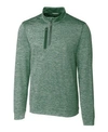 Cutter & Buck Men's Stealth Half Zip In Green