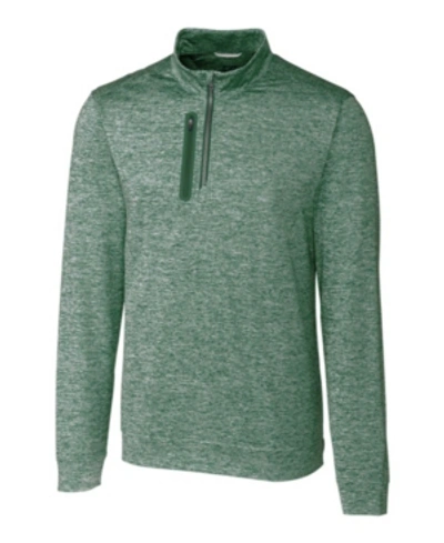 Cutter & Buck Men's Stealth Half Zip In Green