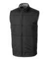 Cutter & Buck Stealth Quilted Vest In Black