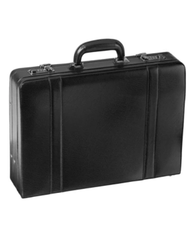 Mancini Business Collection Expandable Attache Case In Black
