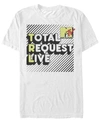 MTV MTV MEN'S TOTAL REQUEST LIVE BUBBLE LETTERS SHORT SLEEVE T-SHIRT