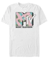 MTV MTV MEN'S PINEAPPLE LOGO SHORT SLEEVE T-SHIRT
