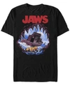 JAWS JAWS MEN'S PAINTED OPEN MOUTH SHARK SHORT SLEEVE T-SHIRT