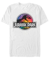 JURASSIC PARK JURASSIC PARK MEN'S TIE-DYE LOGO SHORT SLEEVE T-SHIRT