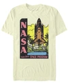 NASA NASA MEN'S RETRO POP ART UNITED STATES SPACE PROGRAM SHORT SLEEVE T-SHIRT