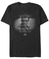 Jurassic Park Men's Dr. Malcolm God Creates Dinosaurs Short Sleeve T-shirt In Black