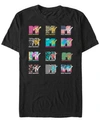 MTV MTV MEN'S MULTI LOGO COLLAGE SHORT SLEEVE T-SHIRT