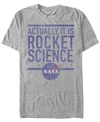NASA NASA MEN'S ACTUALLY IT IS ROCKET SCIENCE SHORT SLEEVE T-SHIRT