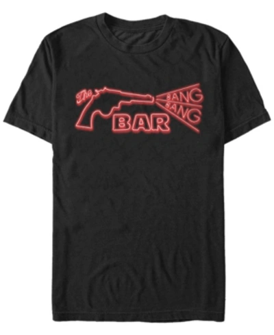 Twin Peaks Men's Non-line Art Bang Bang Short Sleeve T-shirt In Black