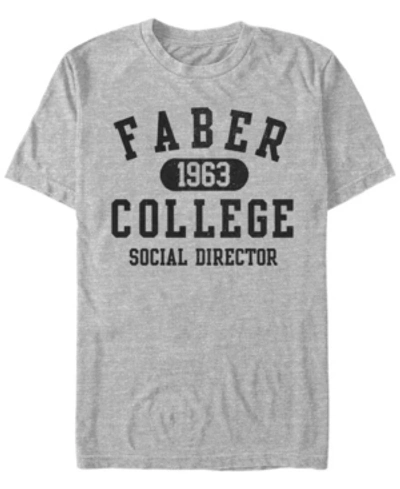 Animal House National Lampoon's Men's Faber College Social Director Short Sleeve T-shirt In Athletic H