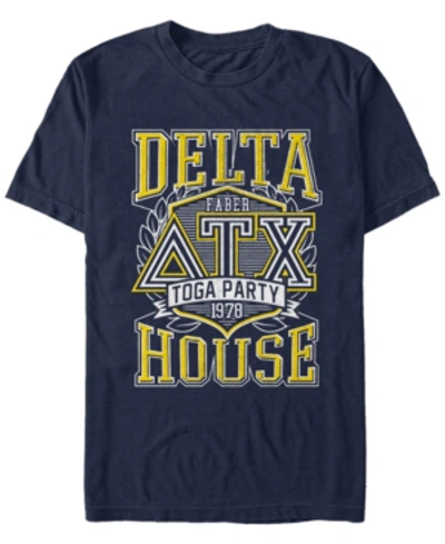 Animal House National Lampoon's Men's Delta Togo Party Short Sleeve T-shirt In Navy