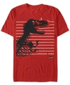 Jurassic Park Men's Breaking The Fence Short Sleeve T-shirt In Red