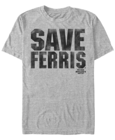 Paramount Men's Ferris Bueller's Day Off Save Him Short Sleeve T-shirt In Athletic H