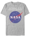 Nasa Men's It Is Rocket Science Short Sleeve T-shirt In Athletic H