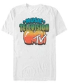 MTV MTV MEN'S GRADIENT BUBBLE LETTERS LOGO SHORT SLEEVE T-SHIRT