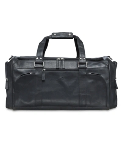 Mancini Buffalo Collection Duffle Bag In Black