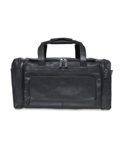 Mancini Buffalo Collection Carry On Duffle Bag In Black