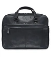 Mancini Beverly Hills Collection Men's Single Compartment Briefcase With Rfid Secure Pocket For 15.6" Laptop In Black