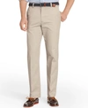 IZOD MEN'S AMERICAN STRAIGHT-FIT FLAT FRONT CHINO PANTS