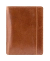 Mancini Casablanca Collection Men's Rfid Secure Center Unique Vertical Wing Wallet In Cognac