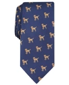 Club Room Men's Labrador Convo Print Tie, Created For Macy's In Navy