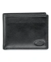 Mancini Men's  Equestrian2 Collection Rfid Secure Billfold With Removable Left Wing Passcase And Coin In Black
