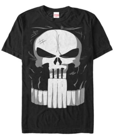 Fifth Sun Marvel Men's Punisher Chest Logo Costume Short Sleeve T-shirt In Black