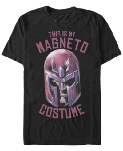 Fifth Sun Marvel Men's Magneto Halloween Costume Short Sleeve T-shirt In Black