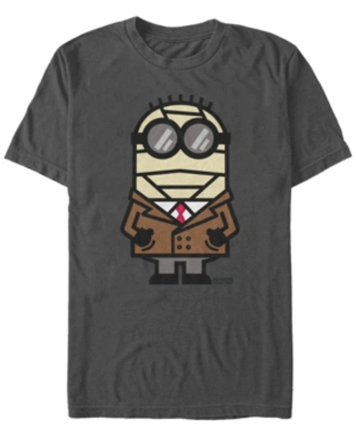 Fifth Sun Despicable Me Men's Minions Invisible Man Costume Short Sleeve T-shirt In Charcoal