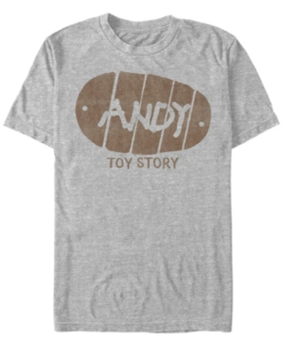 Fifth Sun Disney Pixar Men's Toy Story Wood's Andy Boot Short Sleeve T-shirt In Athletic H