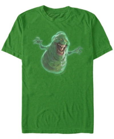 Fifth Sun Ghostbusters Slimer A Men's Short Sleeve T-shirt In Kelly