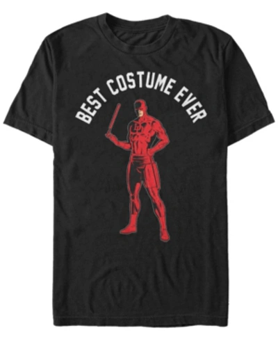 Fifth Sun Marvel Men's Daredevil Best Costume Ever Short Sleeve T-shirt In Black