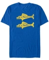 Fifth Sun Men's Nickelodeon Legends Of The Hidden Temple Double Barracuda Short Sleeve T-shirt In Royal Blue