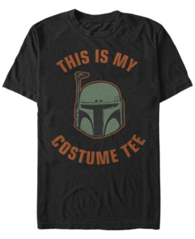 Fifth Sun Star Wars Men's Boba Fett Halloween Costume Short Sleeve T-shirt In Black