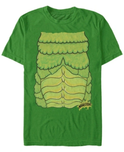 Fifth Sun Universal Monsters Men's Creature From The Black Lagoon Body Costume Short Sleeve T-shirt In Green