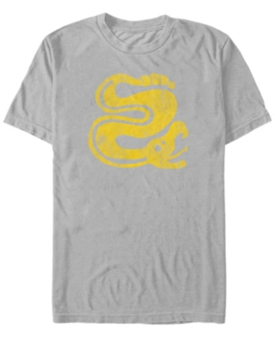 Fifth Sun Nickelodeon Men's Legends Of The Hidden Temple Snakes Logo Short Sleeve T-shirt In Silver