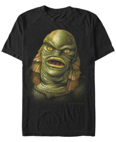 Fifth Sun Universal Monsters Big Swamp Men's Short Sleeve T-shirt In Black