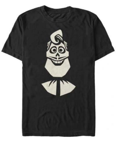 Fifth Sun Disney Pixar Men's Coco Ernesto Big Face Short Sleeve T-shirt In Black