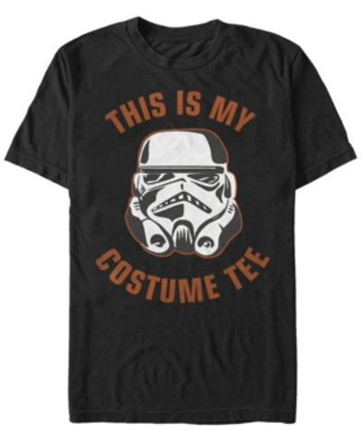 Fifth Sun Star Wars Men's Storm Trooper Halloween Costume Short Sleeve T-shirt In Black