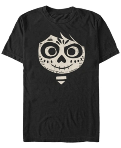 Fifth Sun Disney Pixar Men's Coco Miguel Big Face Short Sleeve T-shirt In Black