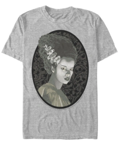 Fifth Sun Universal Monsters Men's Bride Of Frankenstein Portrait Short Sleeve T-shirt In Athletic H