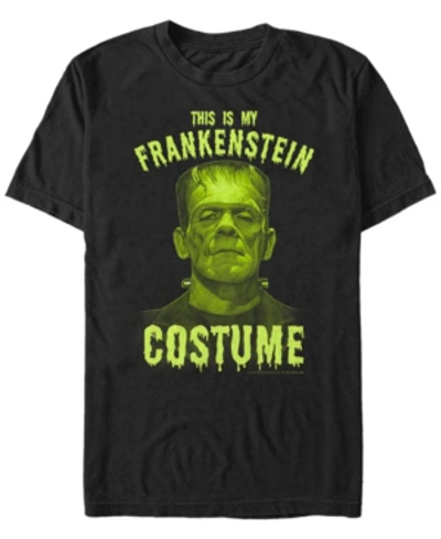 Fifth Sun Universal Monsters Frankenstein Costume Men's Short Sleeve T-shirt In Black